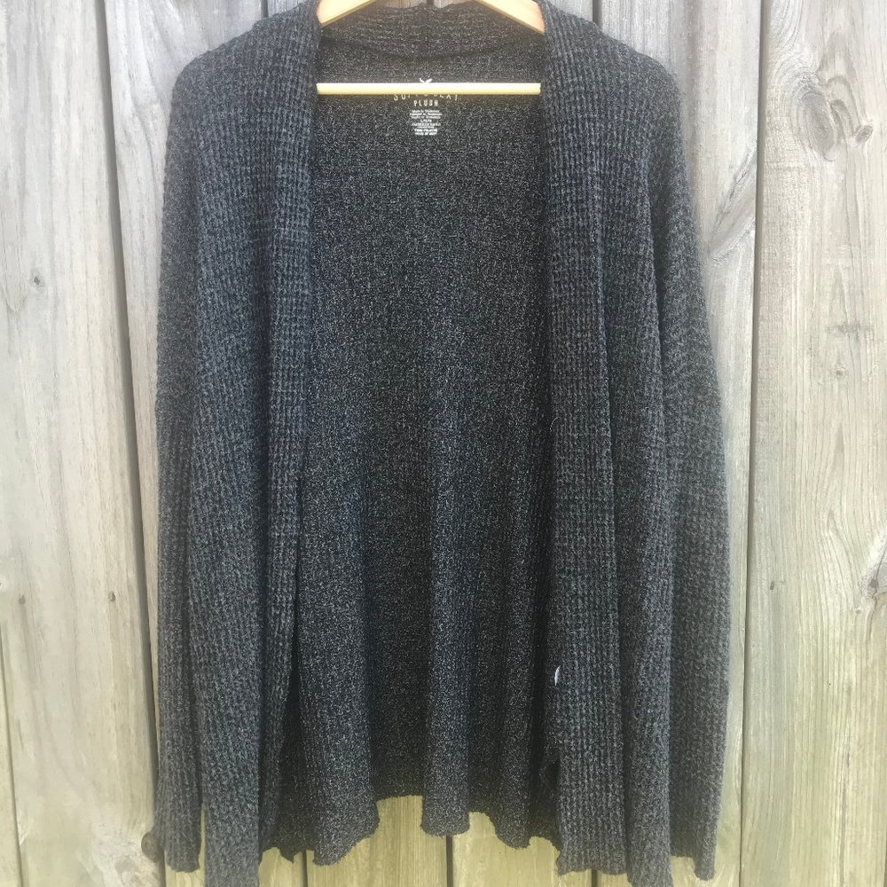 Oversized Grey Cardigan